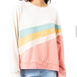 RIP CURL- RETRO 70’s SWEATSHIRT LA BONITA CREW